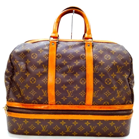 Louis Vuitton LV Travel Bag Sacsport Brown Monogram made in France 🇫🇷 874 .V.L - Picture 1 of 8